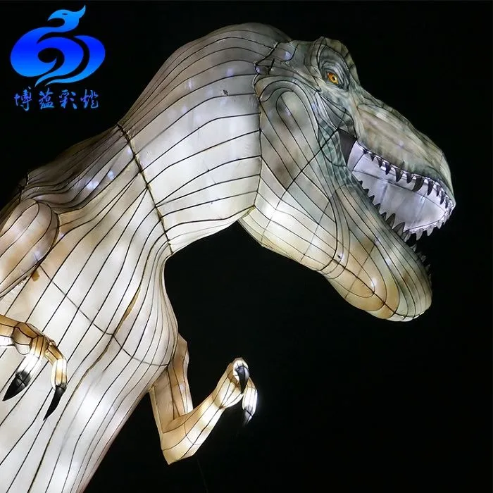 Lifelike Silk Lantern Dinosaur Creative Dino Lantern