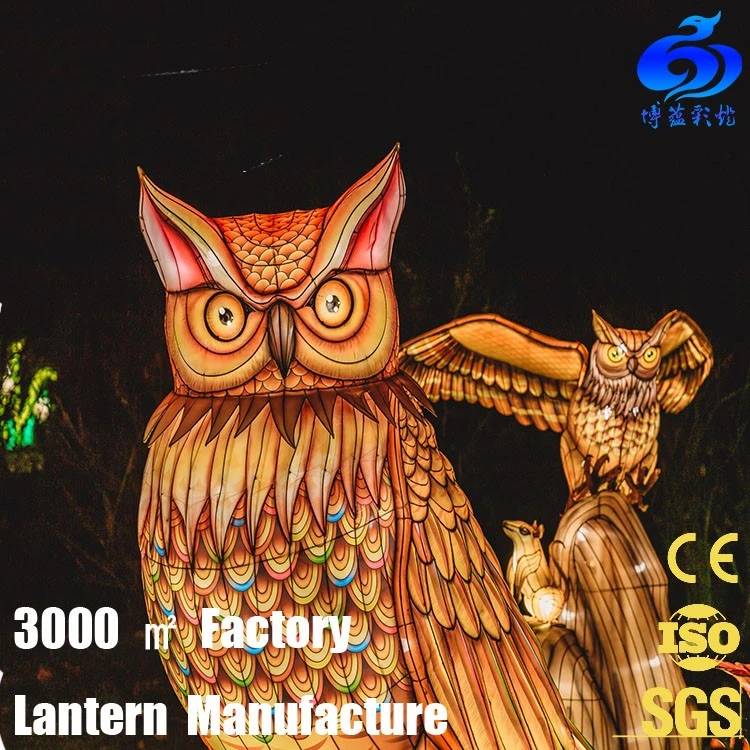 chinese owl lanterns